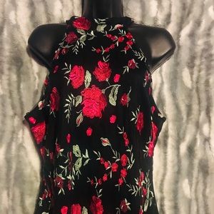 Rose mini dress